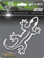 3D Gecko - Car and Truck Decals