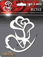 3D Rose - Car and Truck Decals