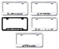 Accord / Civic License Plate Frames