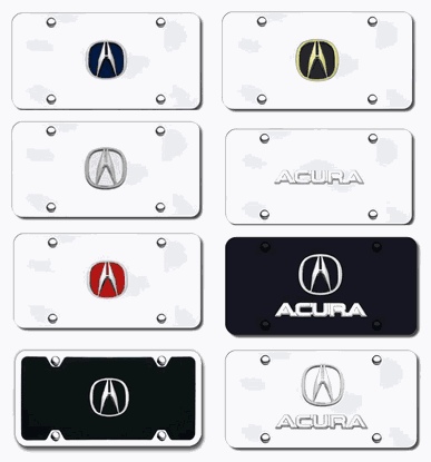 Acura License Plate