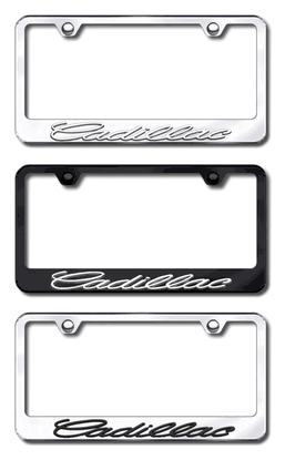 Cadillac 3D License Plate Frames