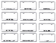 Cadillac License Plate Frames - All Models