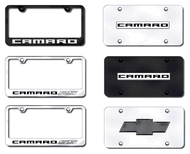 Camaro RS, SS, Z-28 License Plates and Frames