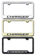 Charger License Plate Frames