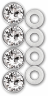 Diamond Bling Screw Cap Covers - Fastener Caps