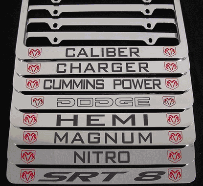 Dodge LOGO License Frame