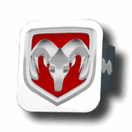 Ram Hitch Covers - Tow Plug - Red Logo