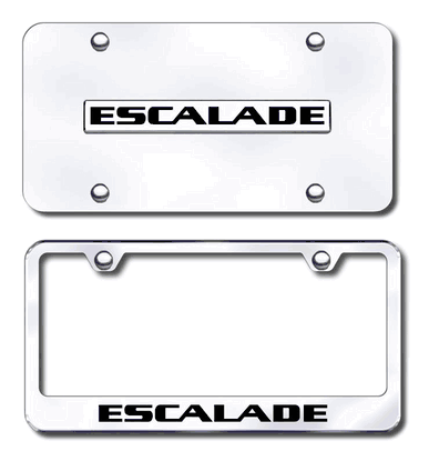 Escalade License Plates, Frames and Accessories