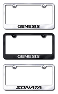 Genesis and Sonata License Plate Frames