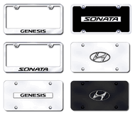 Genesis and Sonata License Plate Frames and Plates