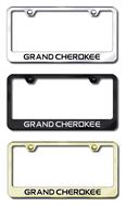 Grand Cherokee License Frames