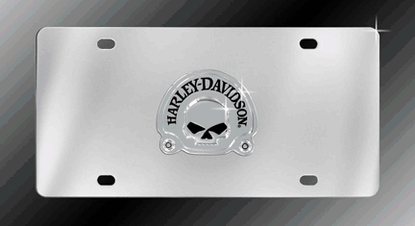 Harley Davidson 3D Skull License Plate