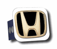 Honda Gold Logo Hitch Cover - Tow Plug