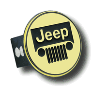 Jeep Gold Hitch Cover - Tow Plug