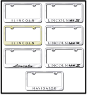 Lincoln License Plate Frames (Tag Holders)