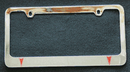 Pontiac Logo License Plate Frame