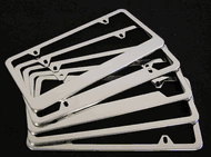 Stainless Steel License Frame - Polished