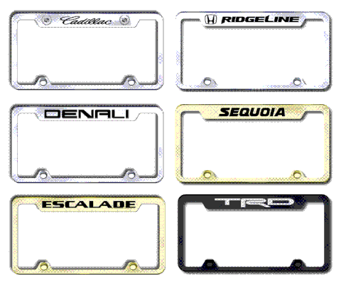 SUV & Truck License Plate Frame