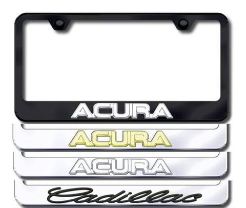 3D license plate frame