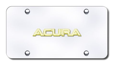 Acura Gold NAME License Plate - Vanity Tag