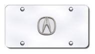 Acura Logo License Plate - No Fill - Vanity Tag