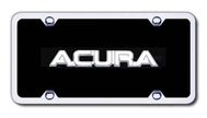 Acura Name Black License Plate - Vanity Tag