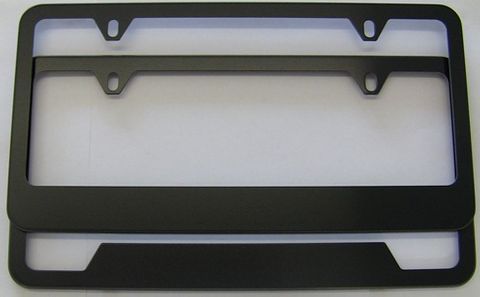 Black Anodized Aluminum License Frame