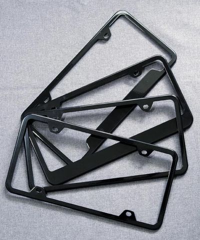 Black License Plate Frames