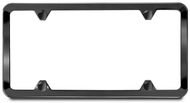 Black Pearl Stainless Steel License Plate Frames - 4 Hole Thin