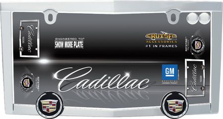 Cadillac 3D Logo License Plate Frame