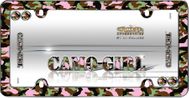 Camo-Girl License Plate Frame