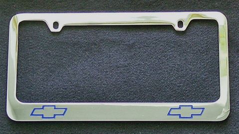 Chevrolet Logo License Plate Frame