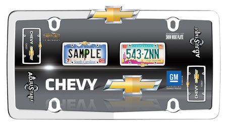 Chevy 3D Logo License Plate Frame