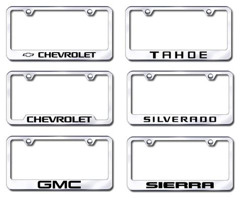 Chevy / GMC Truck License Plate Frames