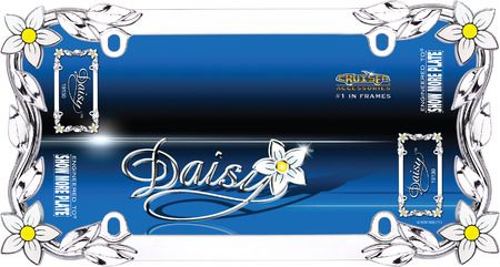 Daisy License Plate Frame