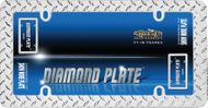 Diamond Chrome License Plate Frame