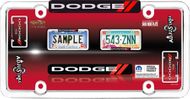 Dodge 3D Logo License Plate Frame