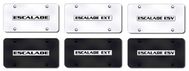 Escalade License Plates (Vanity Logo Tags)