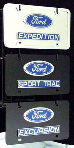 Ford License Plate - Logo Tag