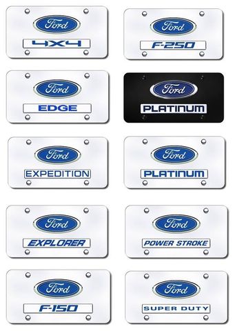 Ford Truck / SUV License Plates