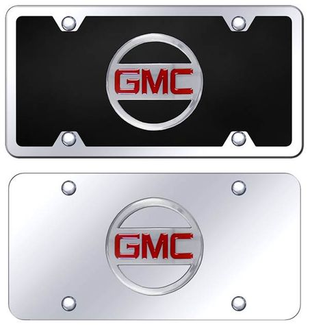 GMC License Plate - Logo Tag