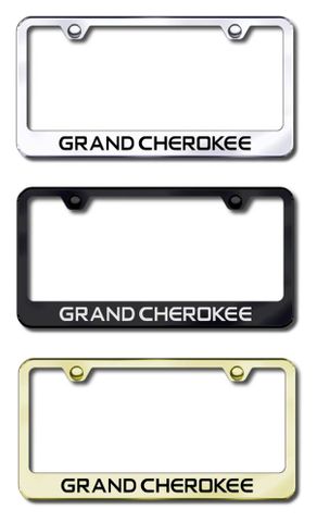 Grand Cherokee License Frames