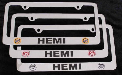 HEMI license plate frame