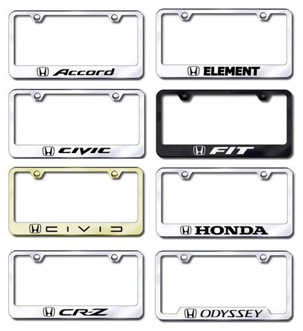 Honda License Plate Frames