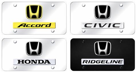 Honda Logo and Name License Plates