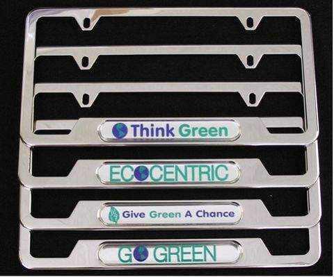 Hybrid License Plate Frame (Green, Eco-Friendly Frames)