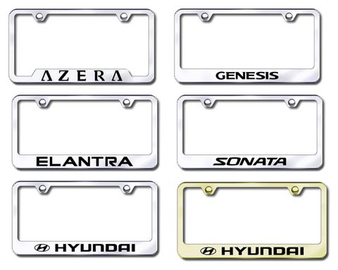 Hyundai License Plate Frames