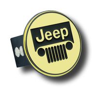 Jeep Gold Hitch Cover - Tow Plug