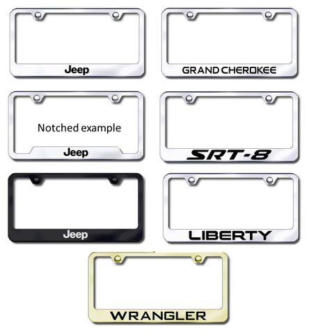 Jeep License Plate Frames