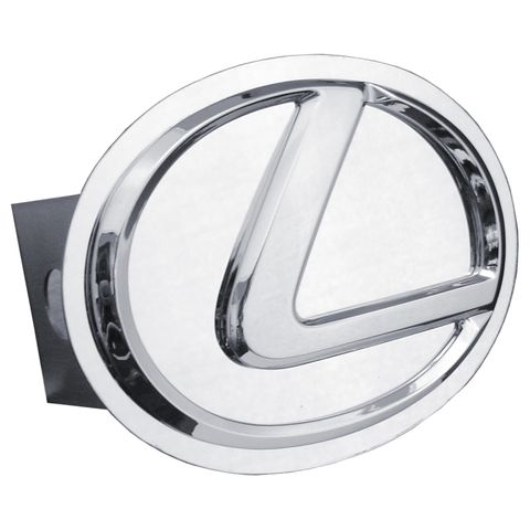 Lexus Chrome Logo Hitch Cover - Tow Plug - 2 Inch Size